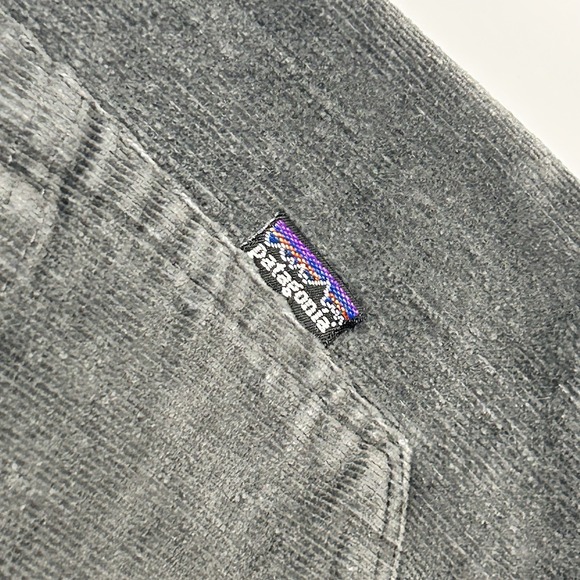 Patagonia Womens Gray Organic Corduroy A-line Short Skirt Pockets Size 4 Y2K - Picture 10 of 13
